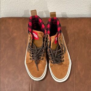 Vans Men's Brown High-Top Sneakers